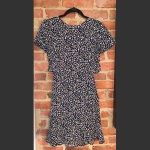 Leopard Print Black/Blue/Brown Mini Dress